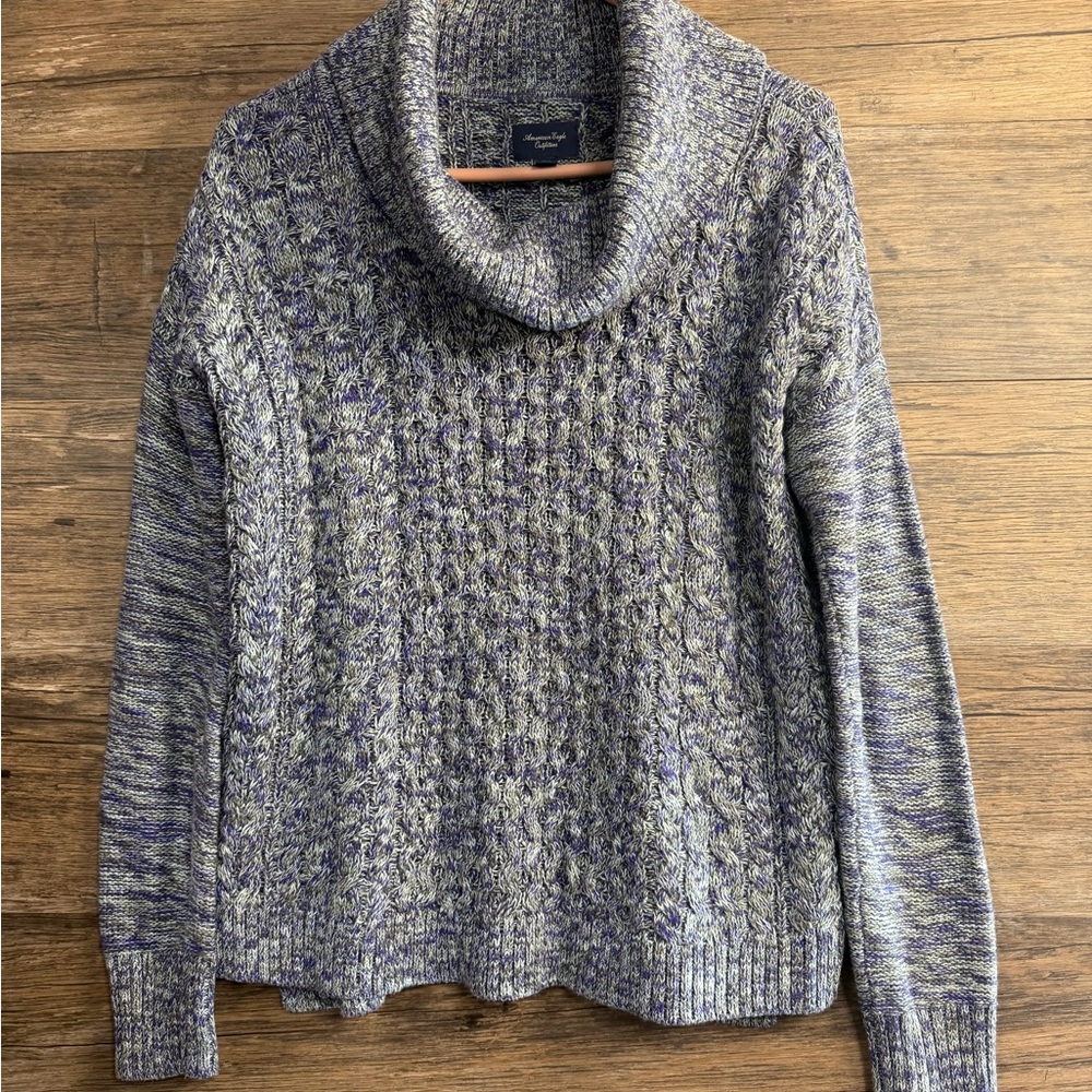American Eagle Outfitters Heathered Turtleneck Sweater
